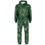 back to school doodles Hooded Jumpsuit (Men)