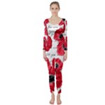 love poppies Long Sleeve Catsuit