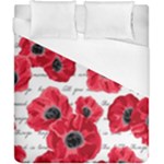 love poppies Duvet Cover (California King Size)