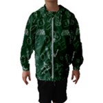 back to school doodles Hooded Windbreaker (Kids)