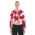 love poppies Cropped Sweatshirt