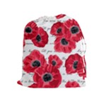 love poppies Drawstring Pouch (XL)
