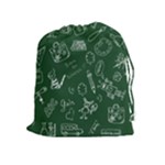 back to school doodles Drawstring Pouch (XL)