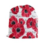 love poppies Drawstring Pouch (XXL)