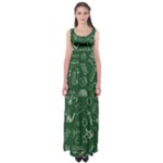 back to school doodles Empire Waist Maxi Dress