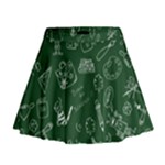 back to school doodles Mini Flare Skirt