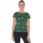 back to school doodles Short Sleeve Sports Top 