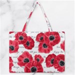 love poppies Zipper Medium Tote Bag