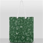 back to school doodles Full Print Rope Handle Tote (Large)