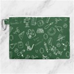 back to school doodles Canvas Cosmetic Bag (XL)