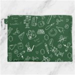 back to school doodles Canvas Cosmetic Bag (XXL)