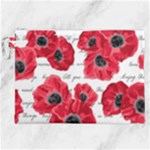 love poppies Canvas Cosmetic Bag (XXL)