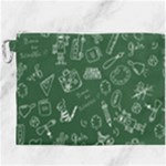 back to school doodles Canvas Cosmetic Bag (XXXL)