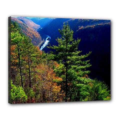 Pa Grand Canyon , South View Canvas 20  x 16  (Stretched) from ArtsNow.com