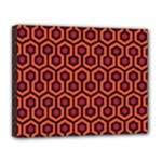 halloween hotel carpet Canvas 14  x 11  (Stretched)