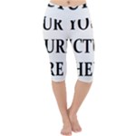 Personalize Lightweight Velour Cropped Yoga Leggings