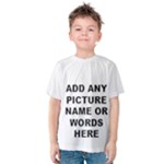 Personalize Kids  Cotton Tee Clone