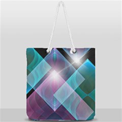 Full Print Rope Handle Tote (Large) 