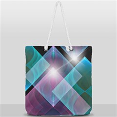 Full Print Rope Handle Tote (Large) 