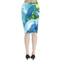 Midi Wrap Pencil Skirt 