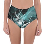 Design Art (design 23) Reversible High-Waist Bikini Bottoms