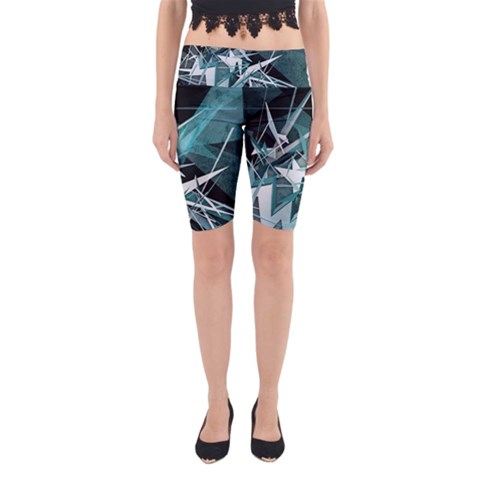 Design Art (design 23) Yoga Cropped Leggings from ArtsNow.com