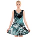 Design Art (design 23) V-Neck Sleeveless Dress