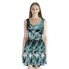 Split Back Mini Dress  
