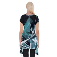 Short Sleeve Side Drop Tunic 