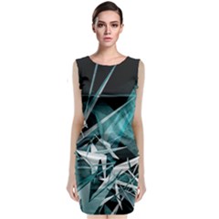 Sleeveless Velvet Midi Dress 
