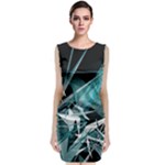 Design Art (design 23) Sleeveless Velvet Midi Dress