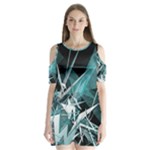 Design Art (design 23) Shoulder Cutout Velvet One Piece