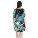 Shoulder Cutout Velvet One Piece 