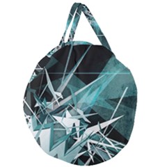Giant Round Zipper Tote 