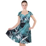 Design Art (design 23) Cap Sleeve Midi Dress
