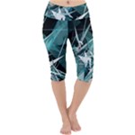 Design Art (design 23) Lightweight Velour Cropped Yoga Leggings