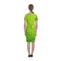 Classic Short Sleeve Midi Dress Back Classic Short Sleeve Midi Dress Back