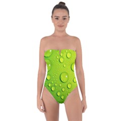 Tie Back One Piece Swimsuit 