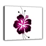 Pink Hawaiian Flower Deluxe Canvas 24  x 20  (Stretched)