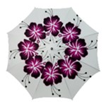 Pink Hawaiian Flower Golf Umbrella