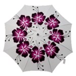 Pink Hawaiian Flower Hook Handle Umbrella (Small)