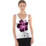 Pink Hawaiian Flower Tank Top