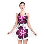 Pink Hawaiian Flower Reversible Skater Dress