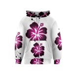 Pink Hawaiian Flower Kids  Pullover Hoodie