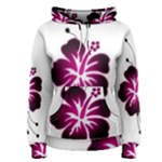 Pink Hawaiian Flower Women s Pullover Hoodie