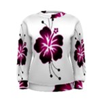 Pink Hawaiian Flower Women s Sweatshirt