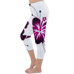 Capri Winter Leggings Back Capri Winter Leggings Back