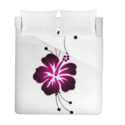 Pink Hawaiian Flower Duvet Cover Double Side (Full/ Double Size) from ArtsNow.com