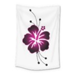 Pink Hawaiian Flower Small Tapestry