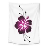 Pink Hawaiian Flower Medium Tapestry
